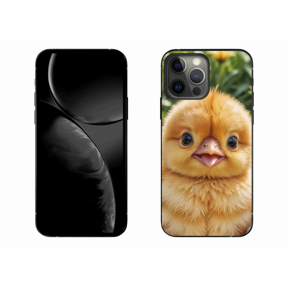 Gelový kryt mmCase na iPhone 13 Pro Max - veselé kuřátko