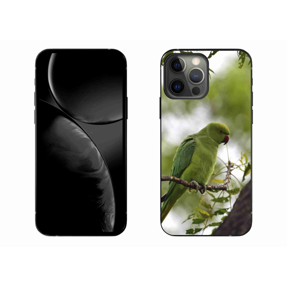 Gelový kryt mmCase na iPhone 13 Pro Max - zelený papoušek