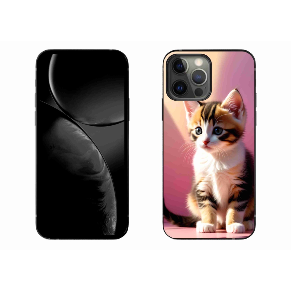 Gelový kryt mmCase na iPhone 13 Pro Max - zvědavé kotě 2