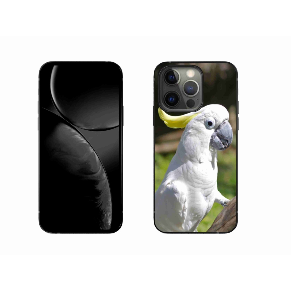 Gelový kryt mmCase na iPhone 13 Pro - papoušek kakadu 2