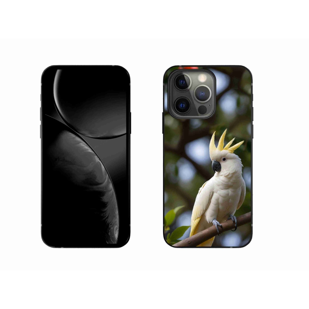 Gelový kryt mmCase na iPhone 13 Pro - papoušek kakadu 3