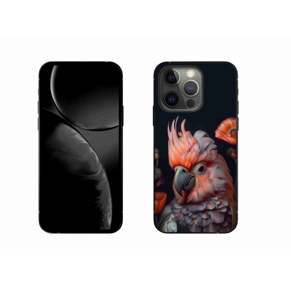 Gelový kryt mmCase na iPhone 13 Pro - papoušek kakadu v barvách