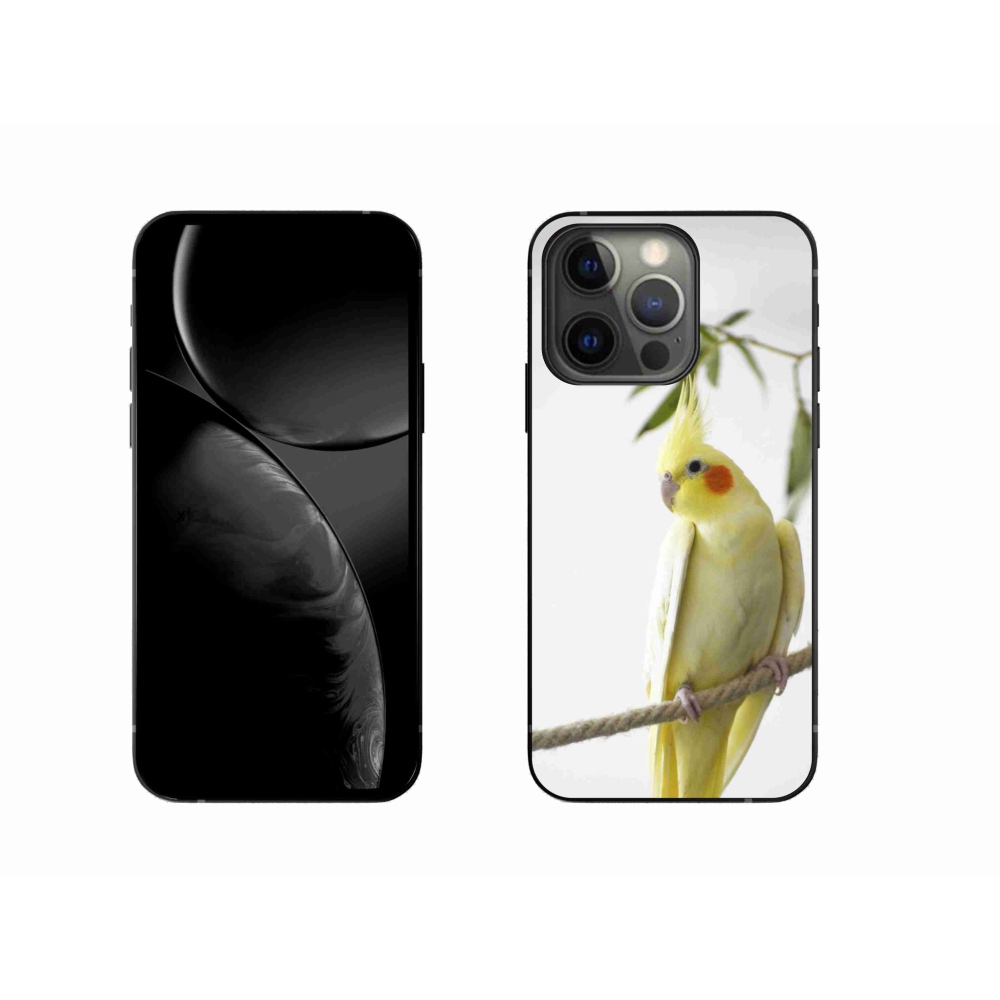 Gelový kryt mmCase na iPhone 13 Pro - papoušek korela chocholatá