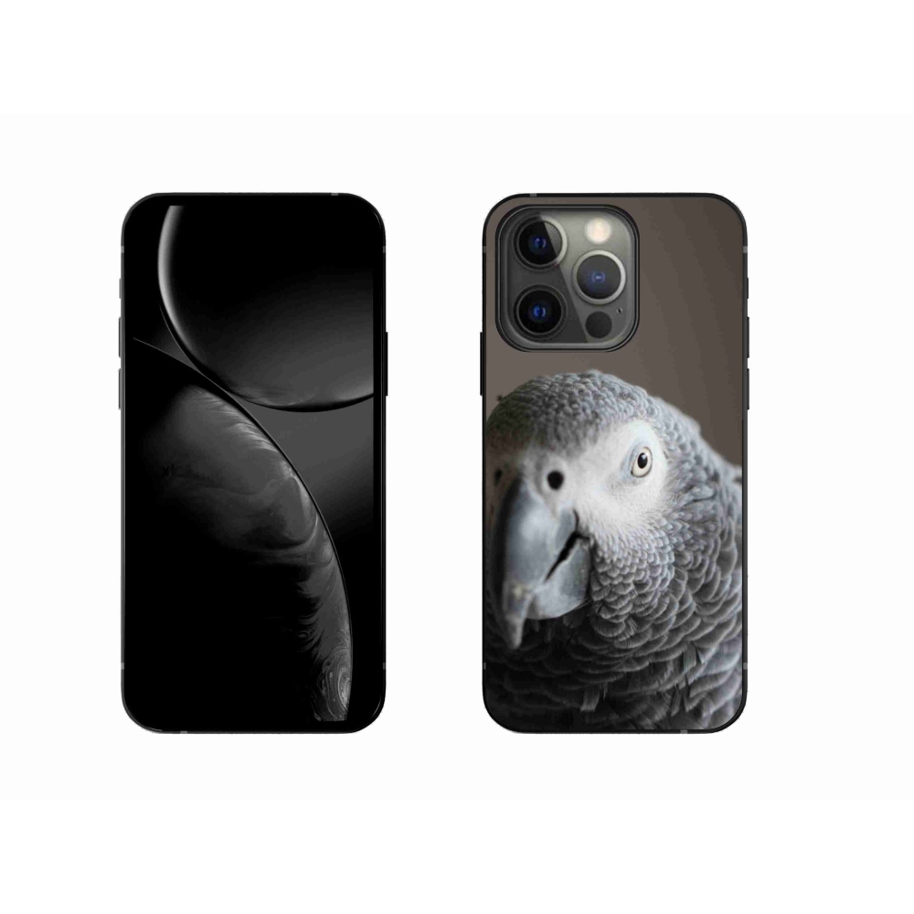 Gelový kryt mmCase na iPhone 13 Pro - papoušek žako 2
