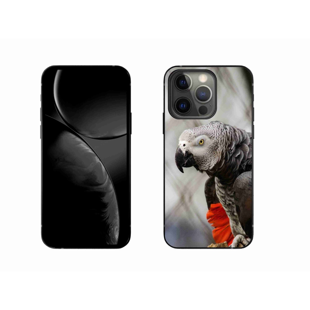 Gelový kryt mmCase na iPhone 13 Pro - papoušek žako 3