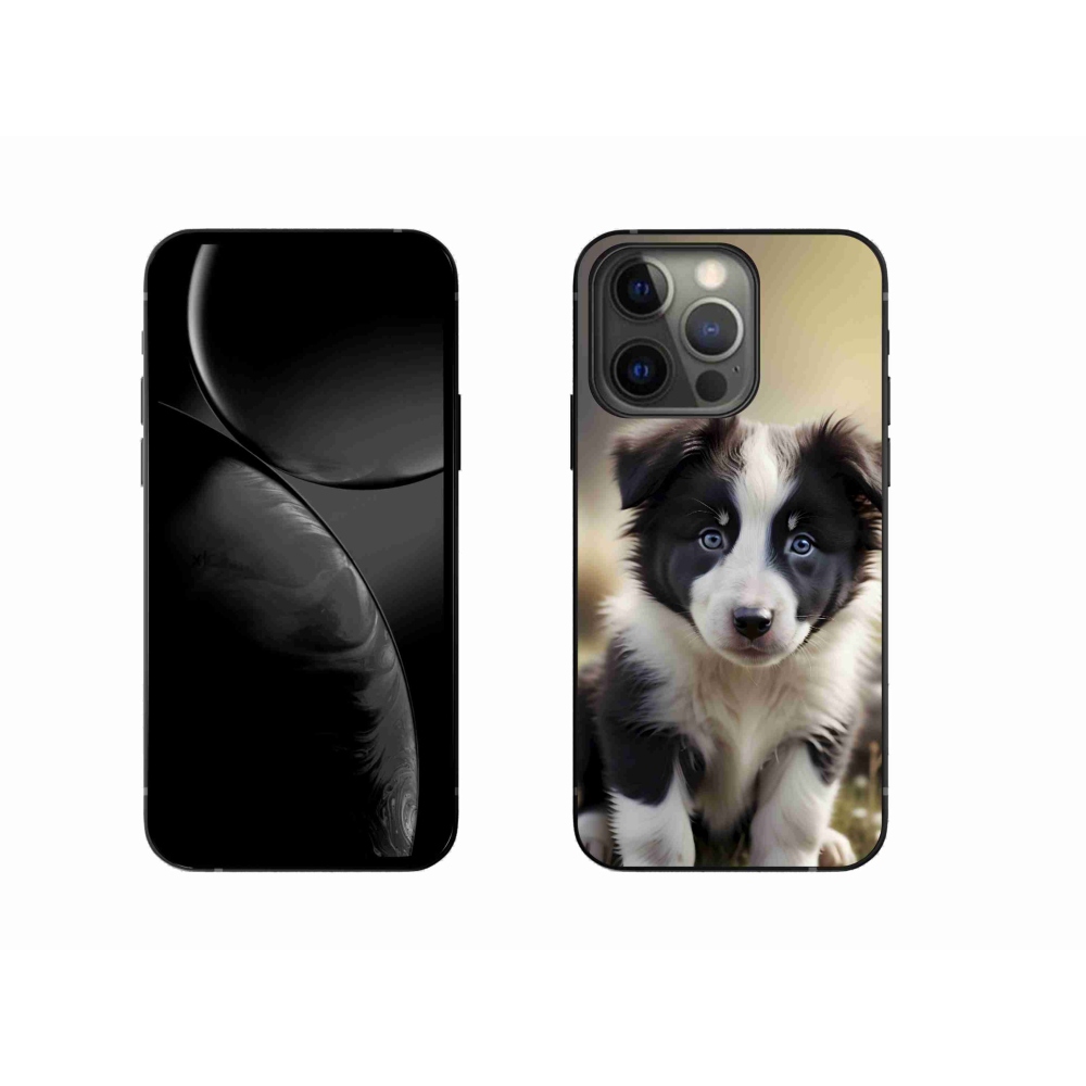 Gelový kryt mmCase na iPhone 13 Pro - roztomilá border kolie