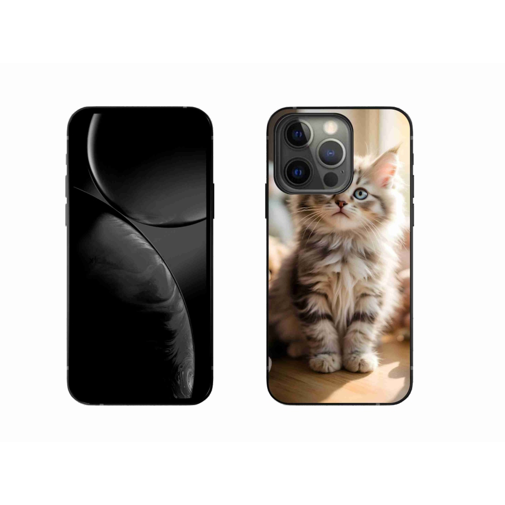 Gelový kryt mmCase na iPhone 13 Pro - roztomilé kotě 10