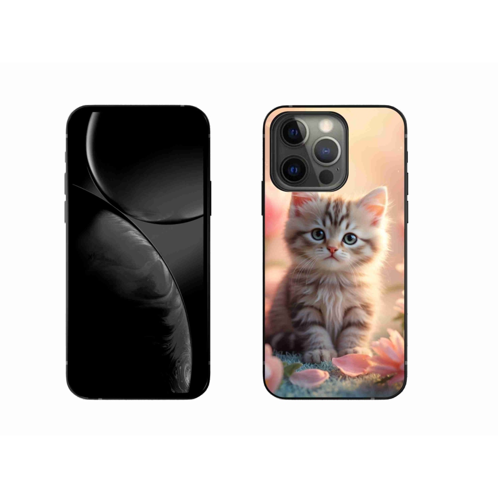 Gelový kryt mmCase na iPhone 13 Pro - roztomilé kotě 8
