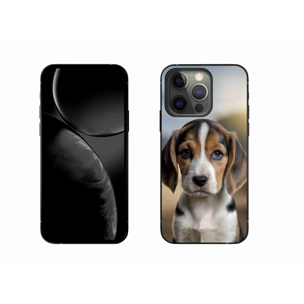 Gelový kryt mmCase na iPhone 13 Pro - roztomilý bígl