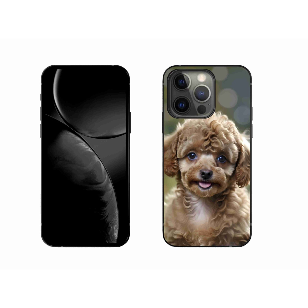 Gelový kryt mmCase na iPhone 13 Pro - roztomilý pudl