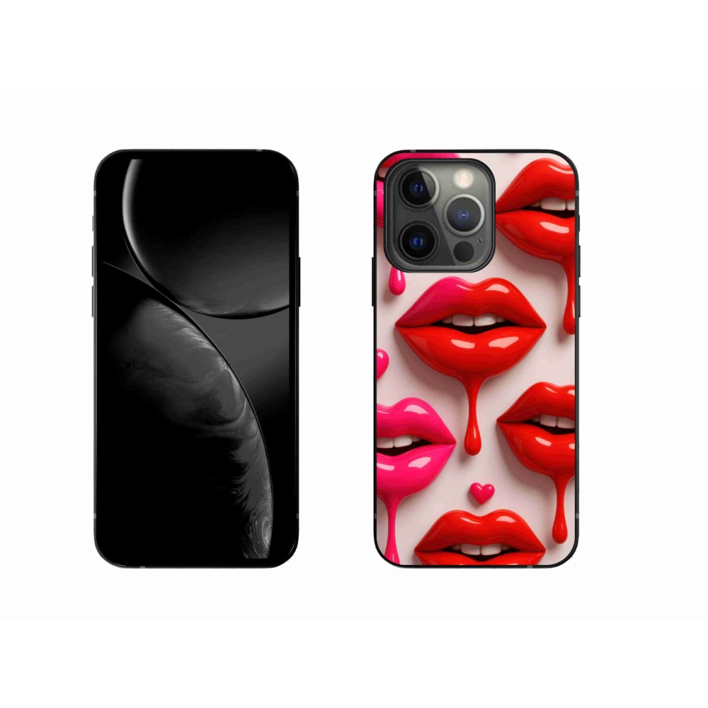Gelový kryt mmCase na iPhone 13 Pro - rty 2