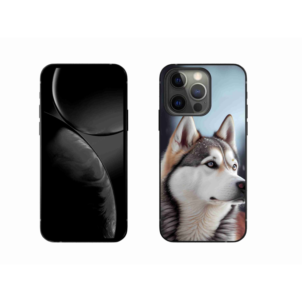 Gelový kryt mmCase na iPhone 13 Pro - sibiřský husky