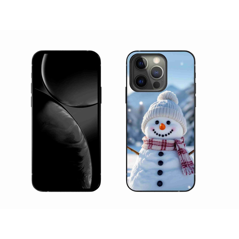 Gelový kryt mmCase na iPhone 13 Pro - sněhulák 3