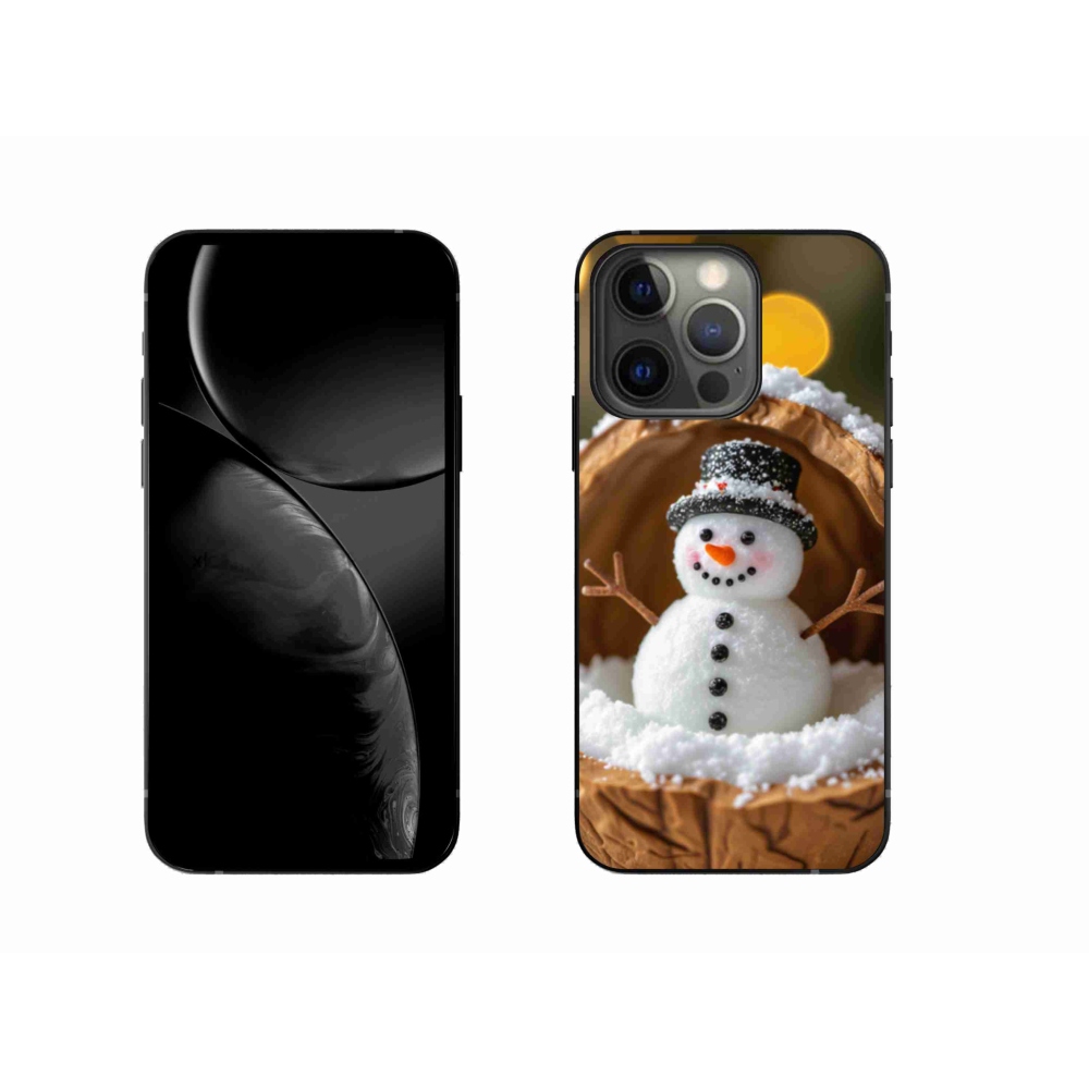 Gelový kryt mmCase na iPhone 13 Pro - sněhulák 4