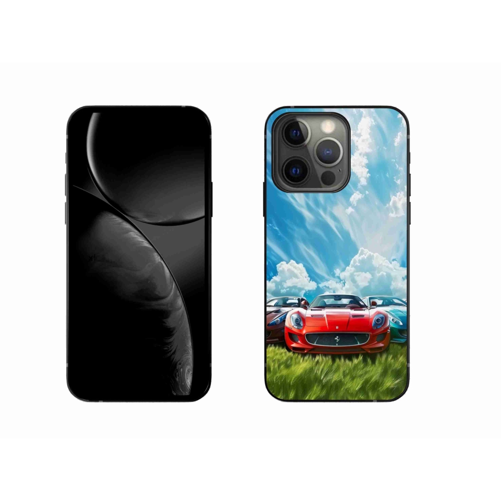 Gelový kryt mmCase na iPhone 13 Pro - sportovní vozy