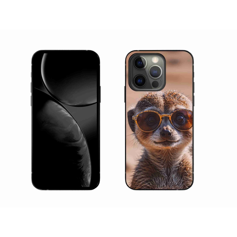 Gelový kryt mmCase na iPhone 13 Pro - stylová surikata