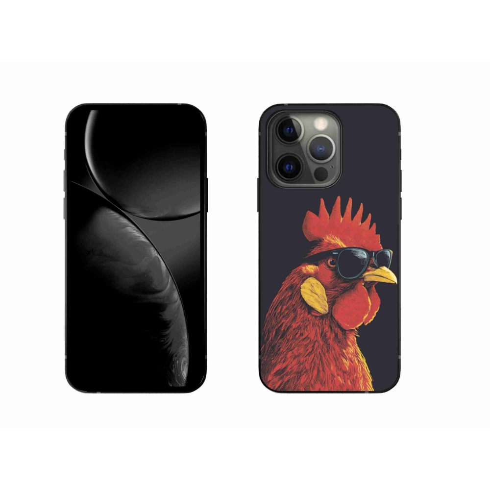 Gelový kryt mmCase na iPhone 13 Pro - stylový kohout