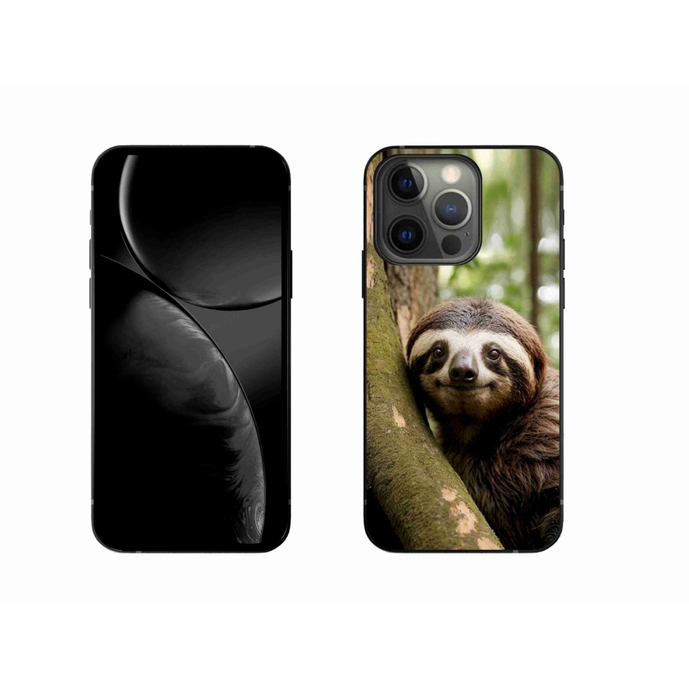 Gelový kryt mmCase na iPhone 13 Pro - usměvavý lenochod