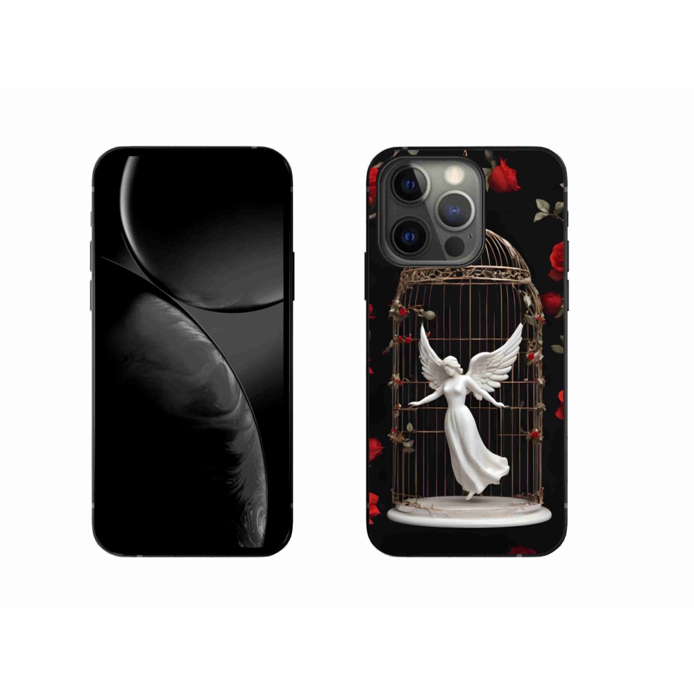 Gelový kryt mmCase na iPhone 13 Pro - uvězněný anděl