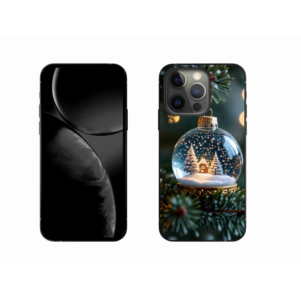 Gelový kryt mmCase na iPhone 13 Pro - vánoční koule 2