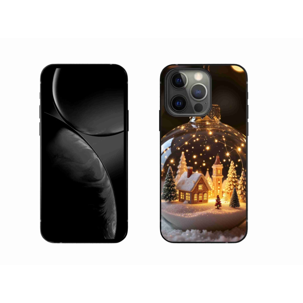 Gelový kryt mmCase na iPhone 13 Pro - vánoční koule 3