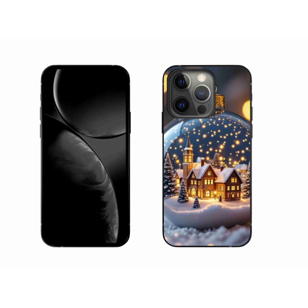 Gelový kryt mmCase na iPhone 13 Pro - vánoční koule 4
