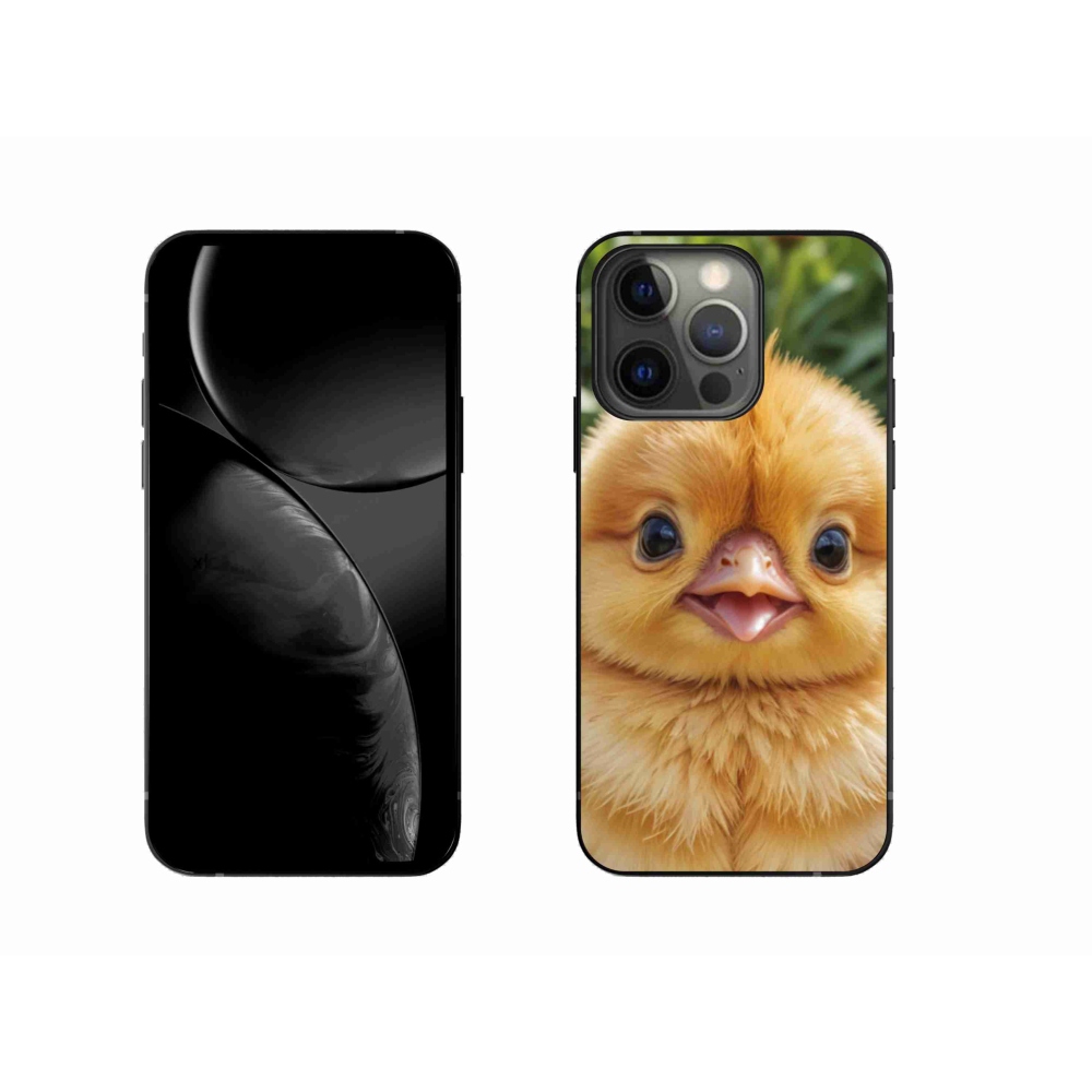 Gelový kryt mmCase na iPhone 13 Pro - veselé kuřátko