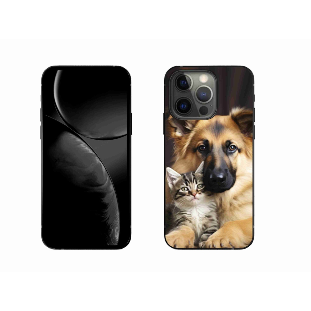 Gelový kryt mmCase na iPhone 13 Pro - zvířecí přátelství