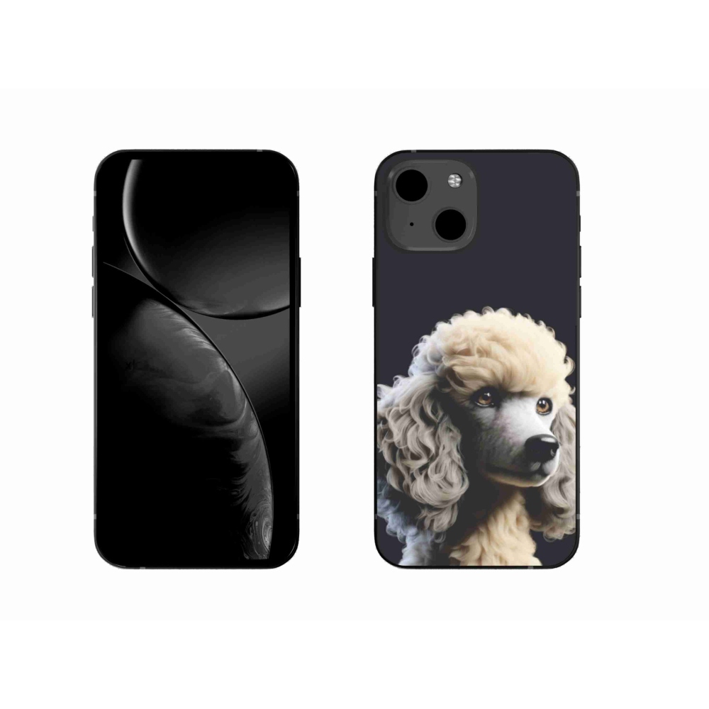 Gelový kryt mmCase na iPhone 13 - pudl