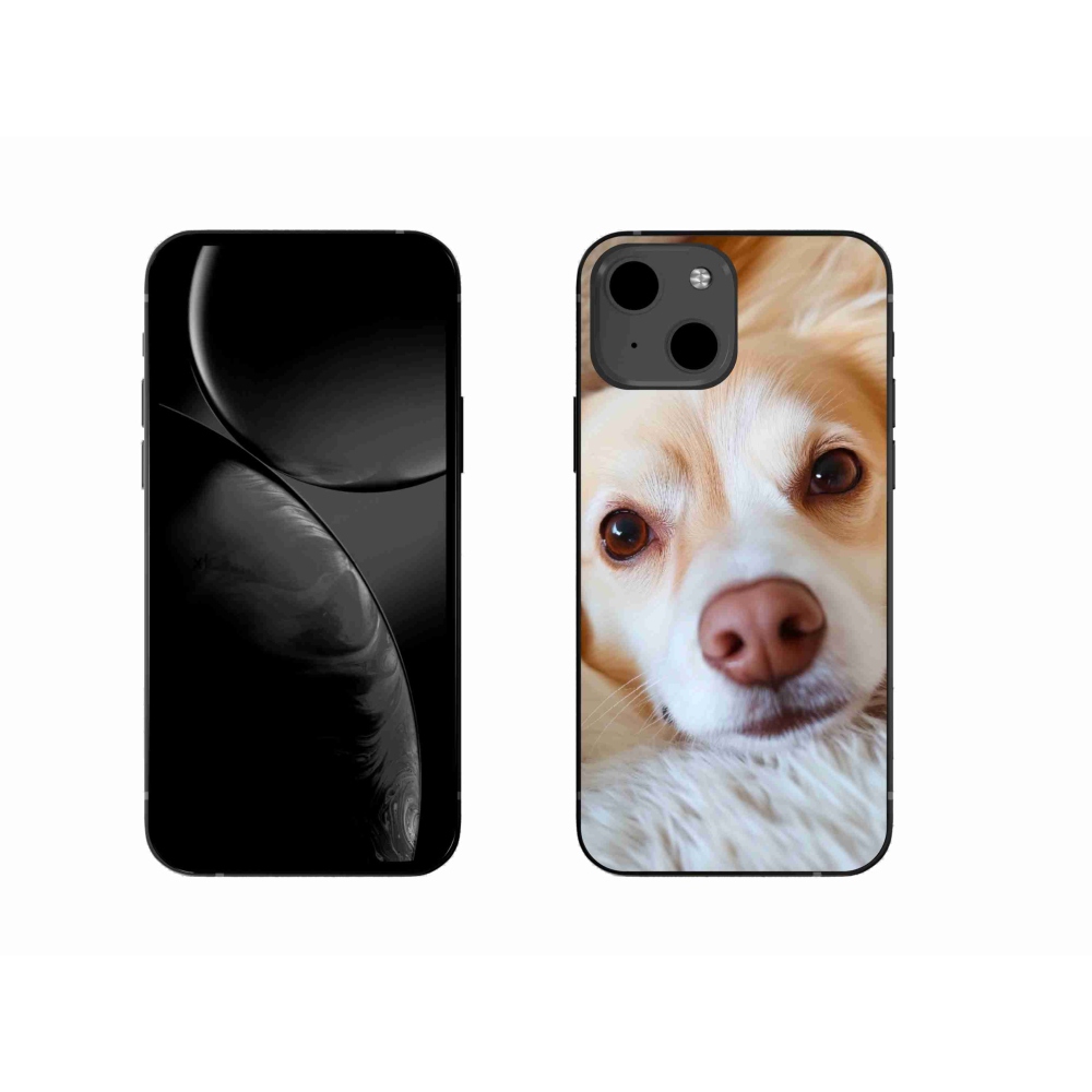 Gelový kryt mmCase na iPhone 13 - Roztomilá čivava