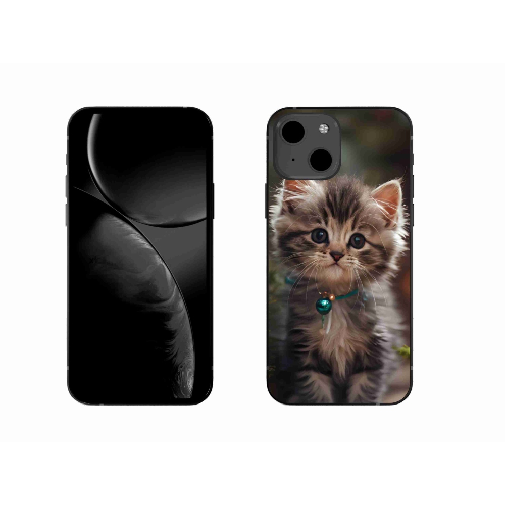 Gelový kryt mmCase na iPhone 13 - roztomilé kotě 11