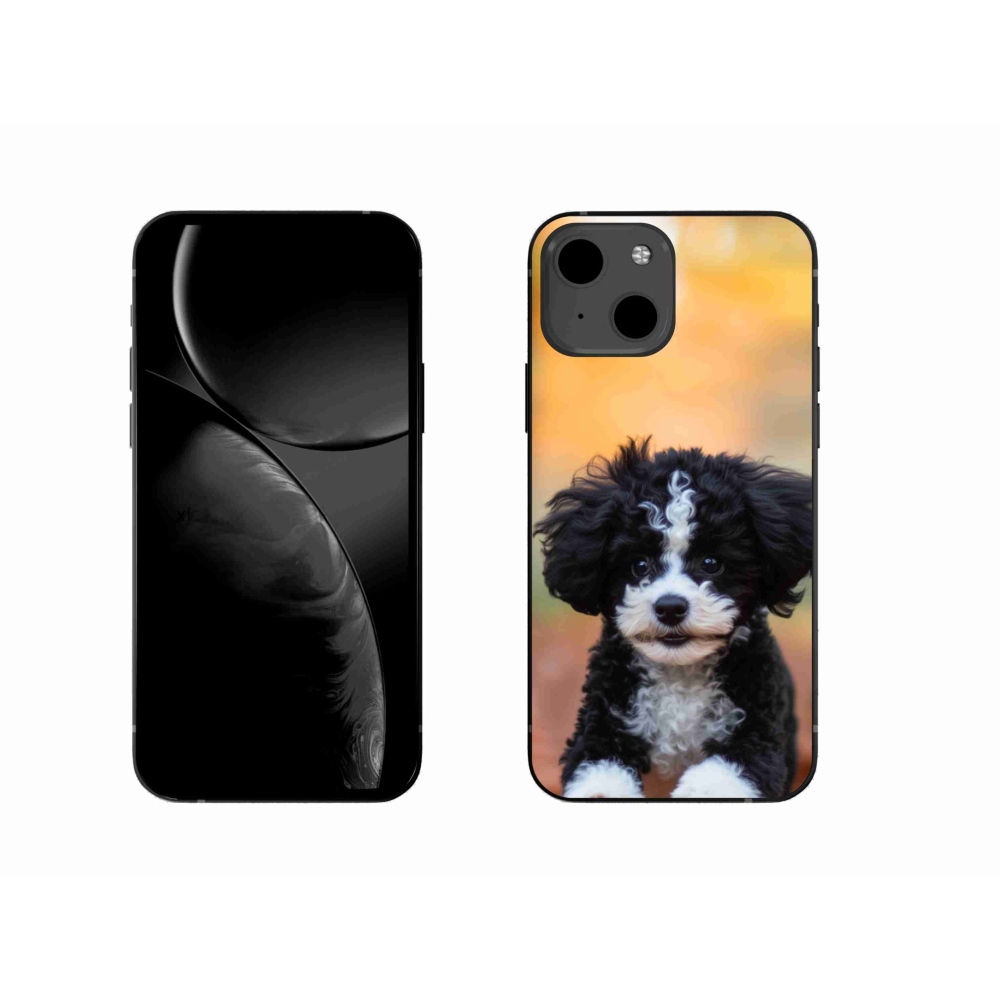 Gelový kryt mmCase na iPhone 13 - roztomilé štěně 2