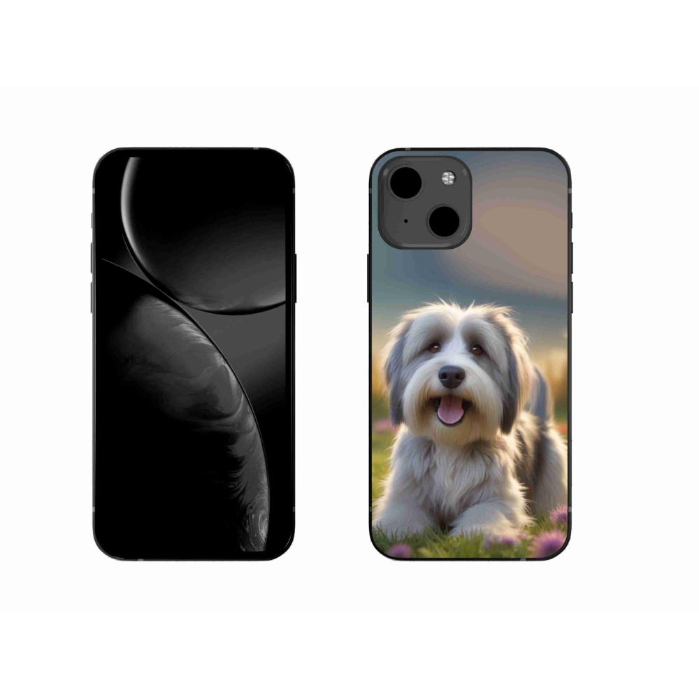 Gelový kryt mmCase na iPhone 13 - roztomilý havanský psík