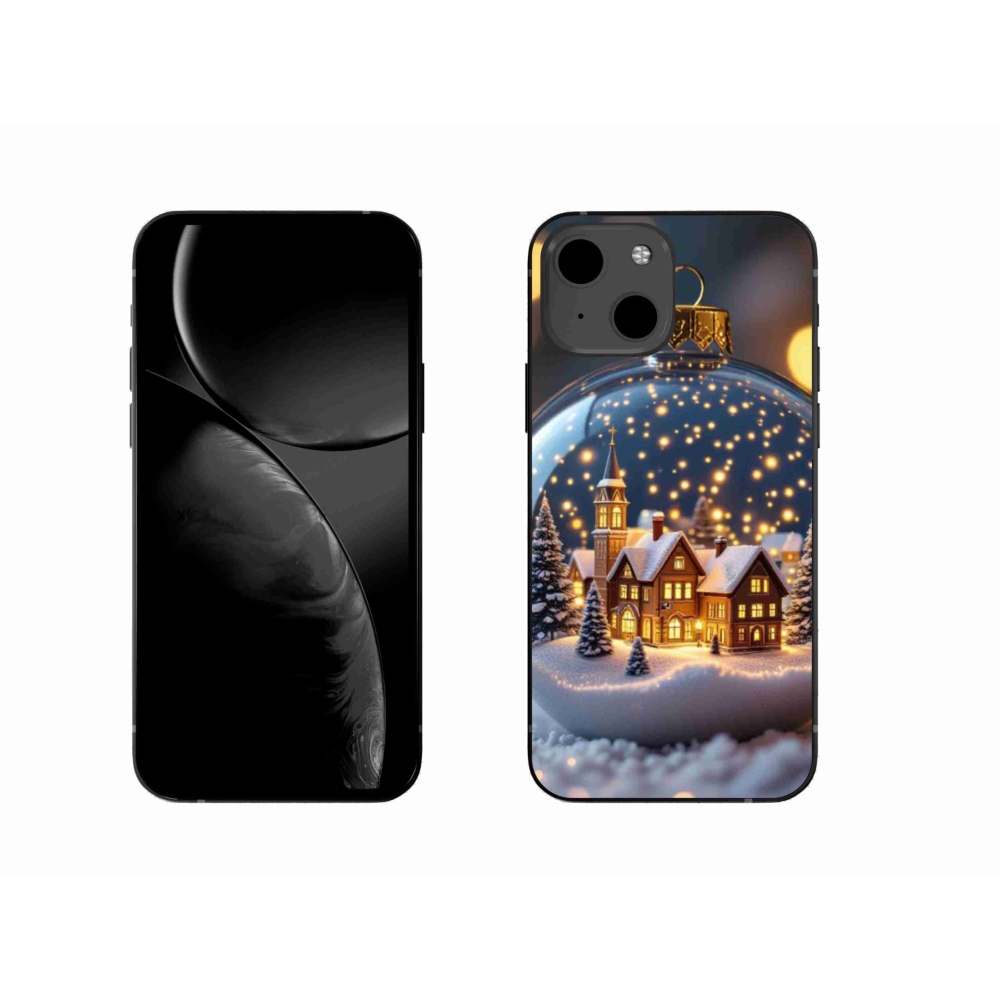Gelový kryt mmCase na iPhone 13 - vánoční koule 4