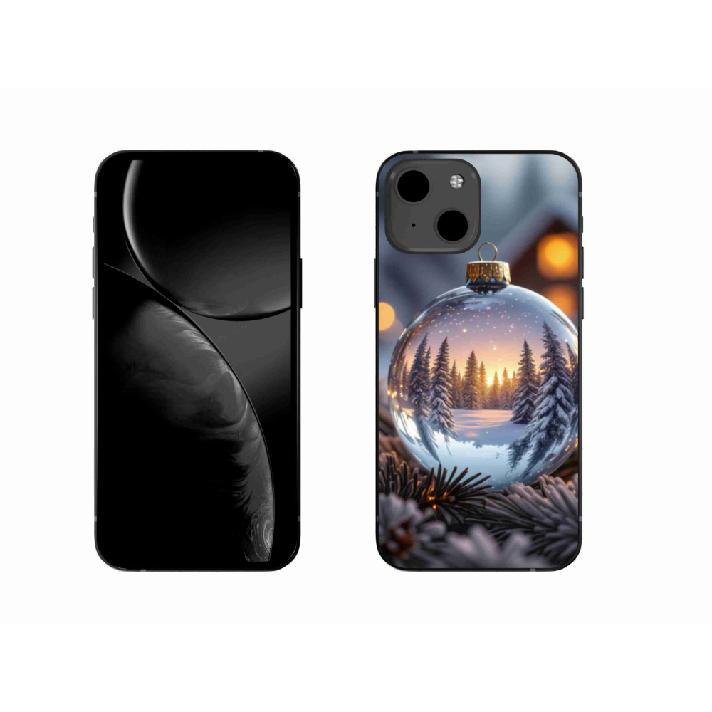 Gelový kryt mmCase na iPhone 13 - vánoční ozdoba