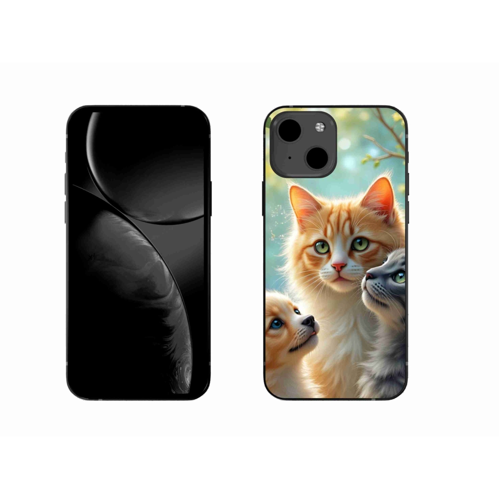Gelový kryt mmCase na iPhone 13 - zvířecí přátelství 2