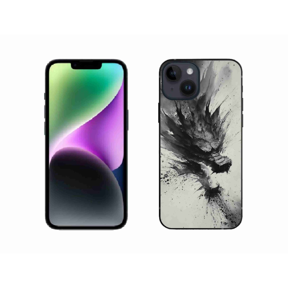 Gelový kryt mmCase na iPhone 14 - abstraktní motiv 32