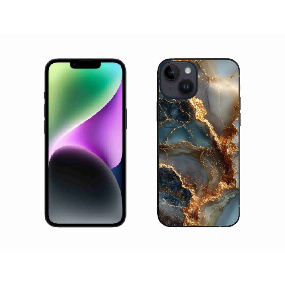 Gelový kryt mmCase na iPhone 14 - abstraktní motiv 33