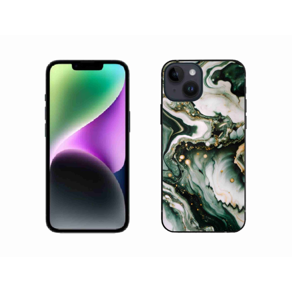 Gelový kryt mmCase na iPhone 14 - abstraktní motiv 38