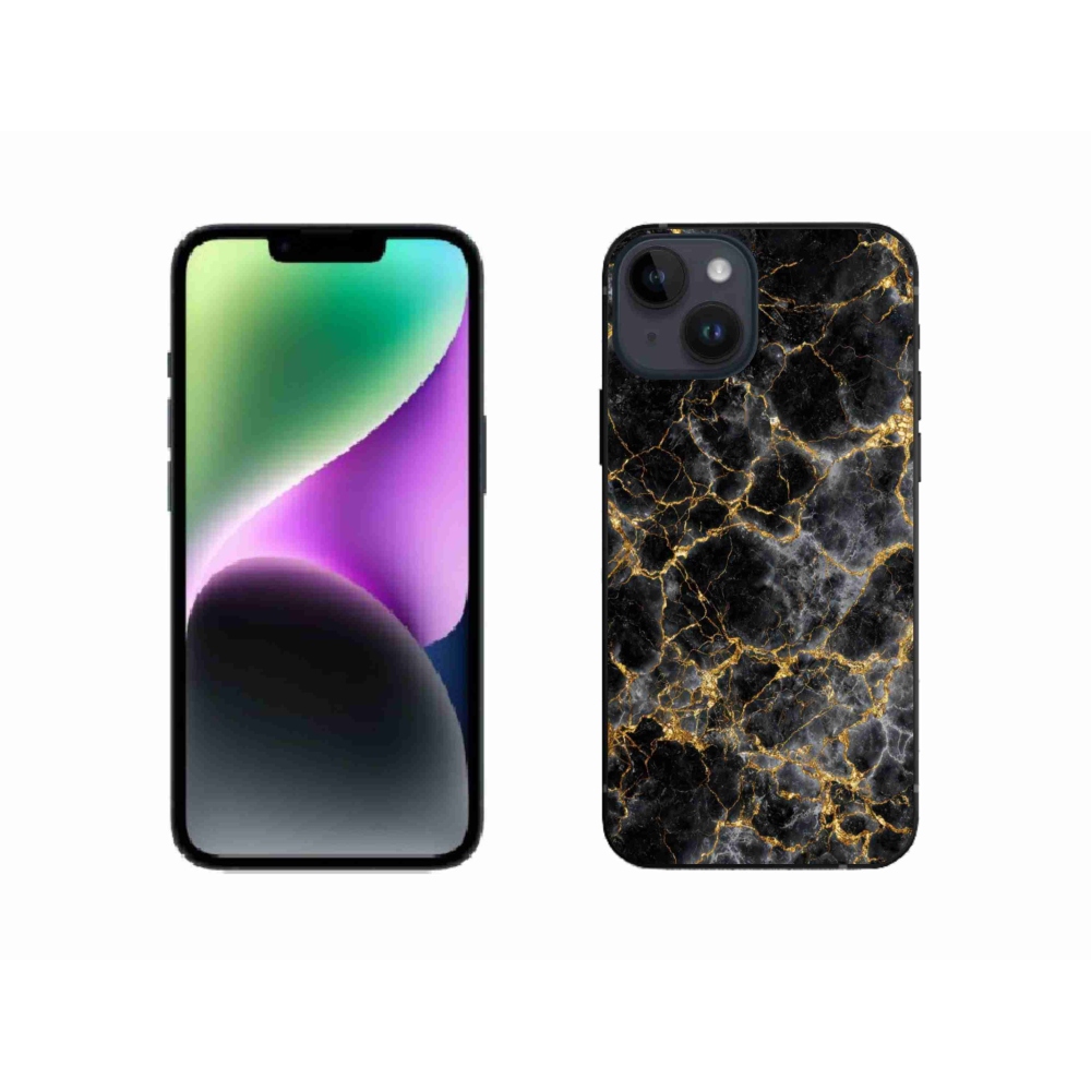 Gelový kryt mmCase na iPhone 14 - abstraktní motiv 43