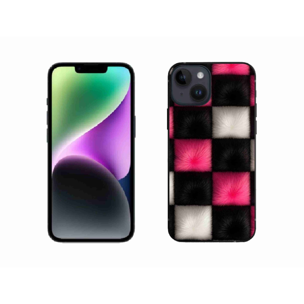 Gelový kryt mmCase na iPhone 14 - abstraktní motiv 44