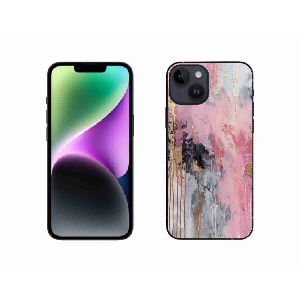 Gelový kryt mmCase na iPhone 14 - abstraktní motiv 49