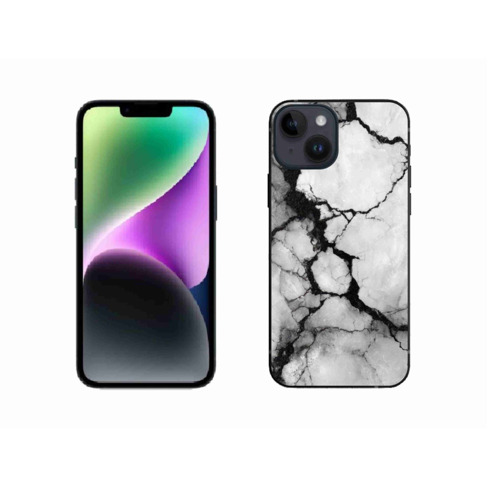 Gelový kryt mmCase na iPhone 14 - abstraktní motiv 50