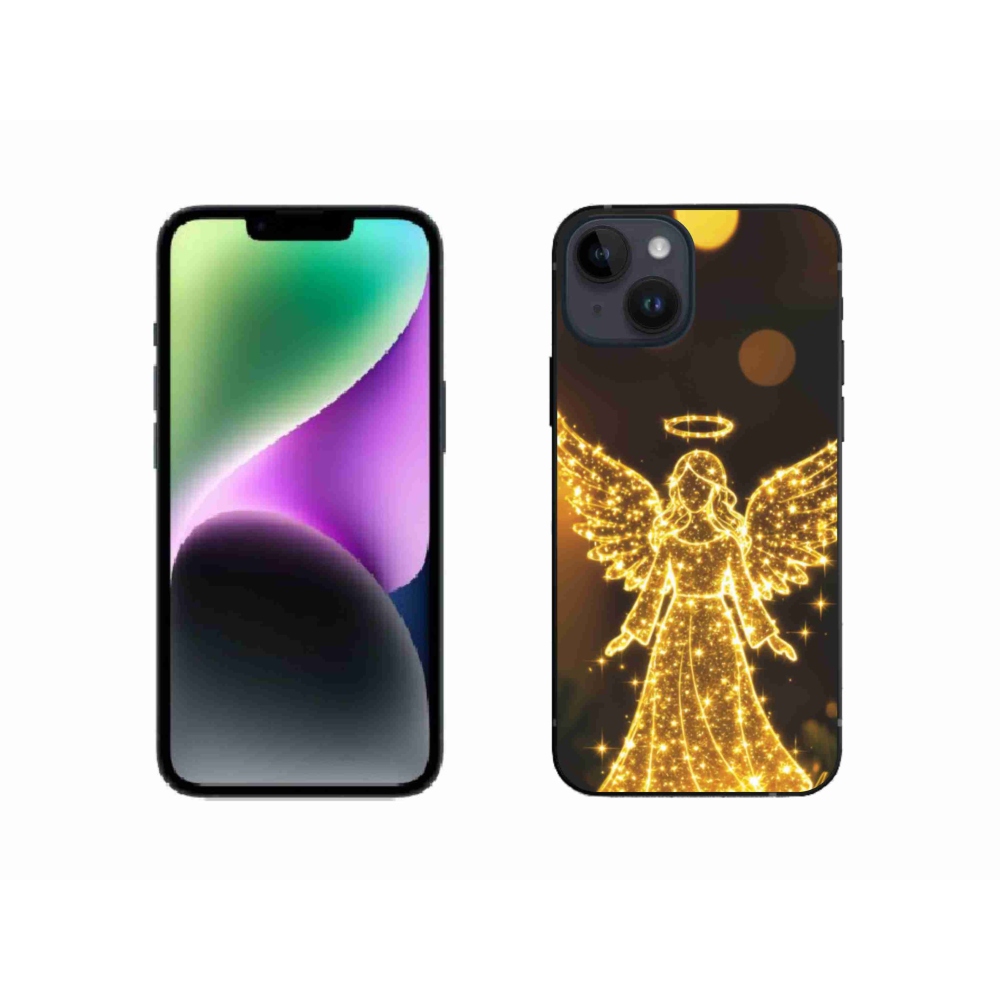 Gelový kryt mmCase na iPhone 14 - anděl