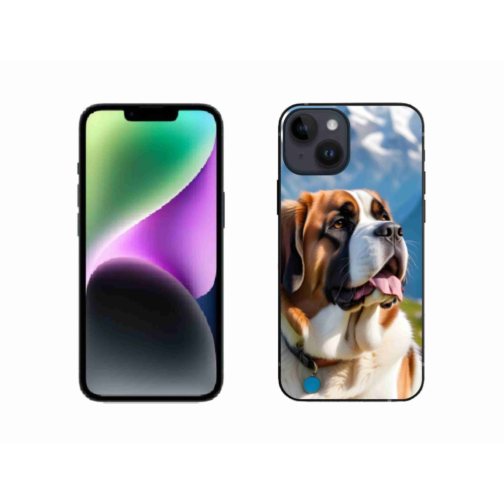 Gelový kryt mmCase na iPhone 14 - bernardýn