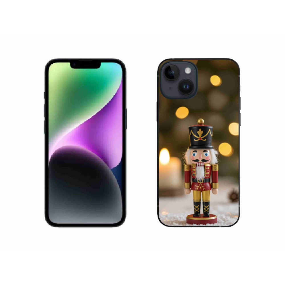 Gelový kryt mmCase na iPhone 14 - louskáček