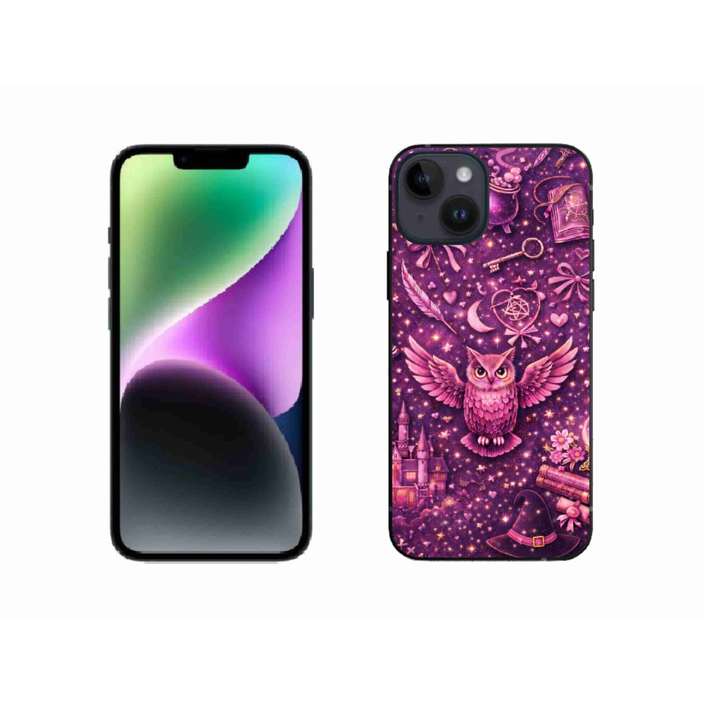Gelový kryt mmCase na iPhone 14 - magický svět
