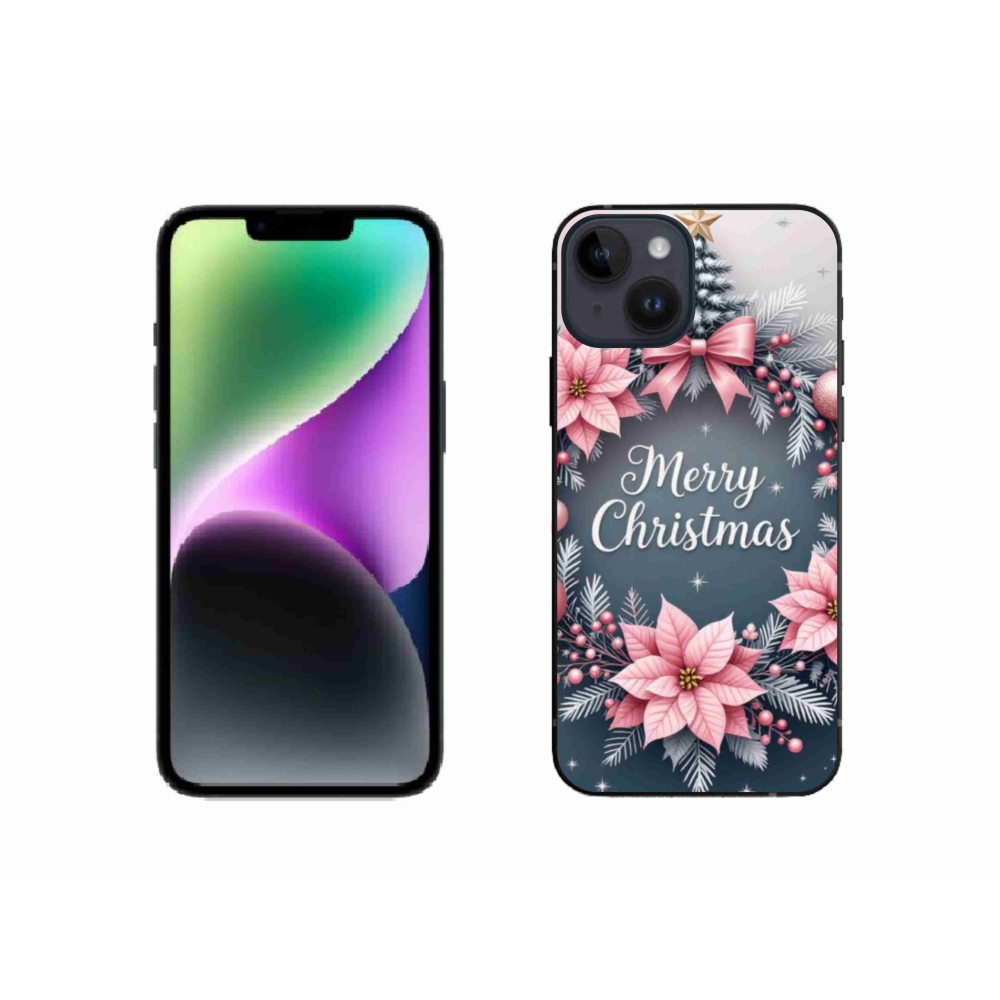 Gelový kryt mmCase na iPhone 14 - merry christmas