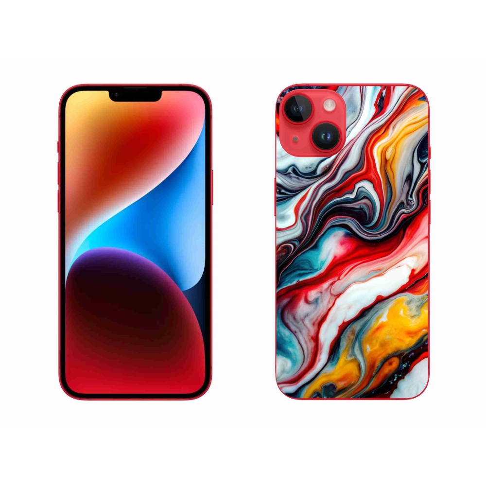 Gelový kryt mmCase na iPhone 14 Plus - abstraktní motiv 35