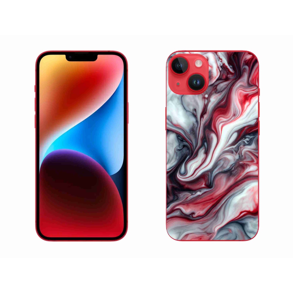 Gelový kryt mmCase na iPhone 14 Plus - abstraktní motiv 37